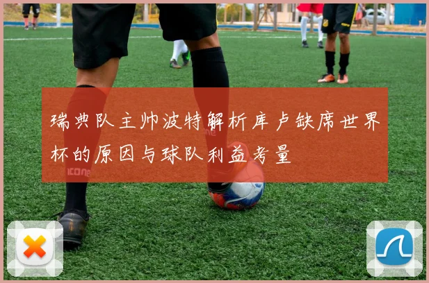 瑞典队主帅波特解析库卢缺席世界杯的原因与球队利益考量